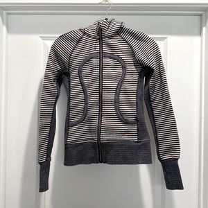 Lululemon Scuba Striped Full Zip Hoodie